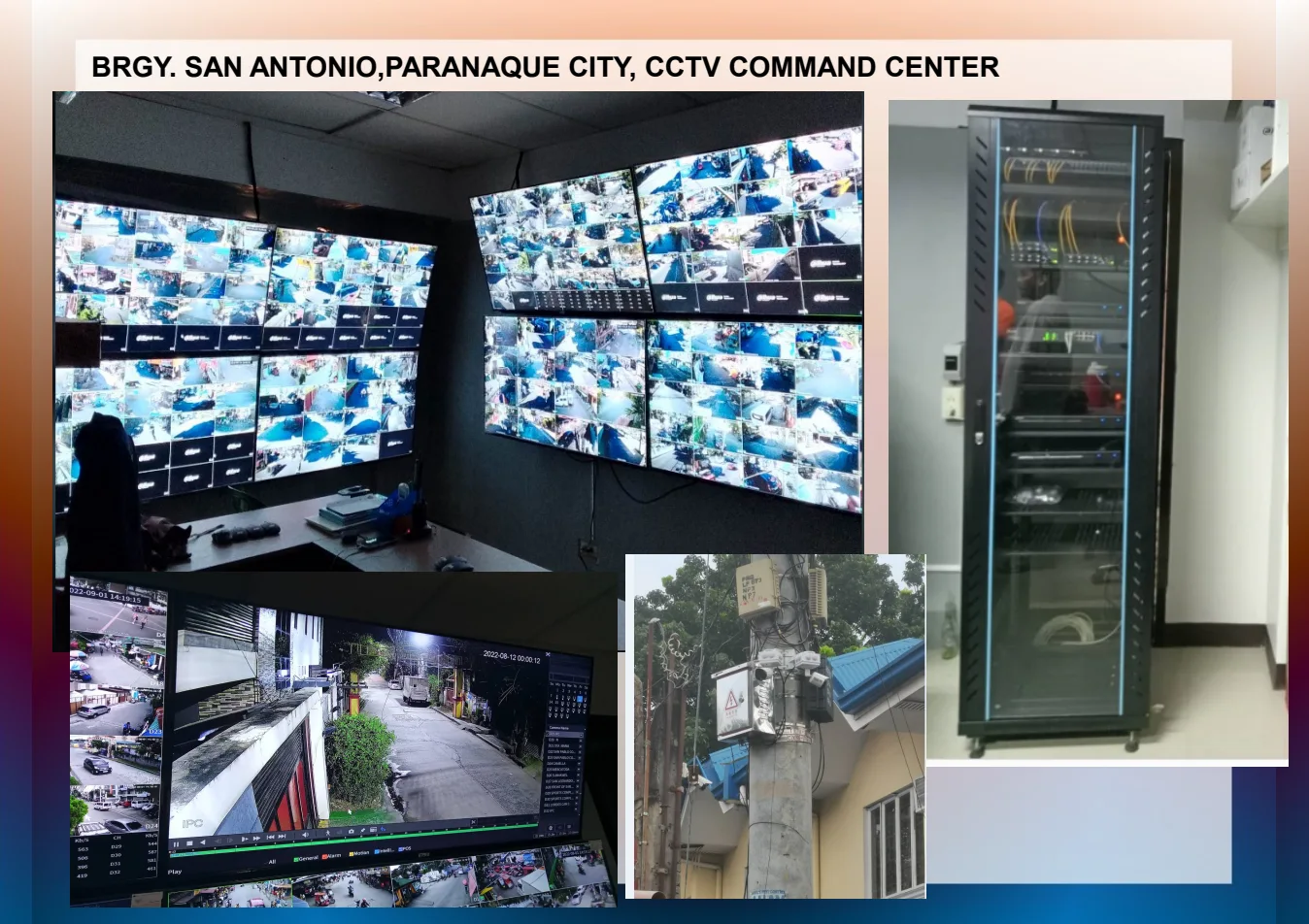 Brgy. San Antonio, Parañaque City — CCTV command center