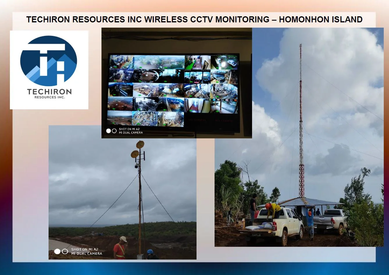 TECH IRON- WIRELESS CCTV SET-UP